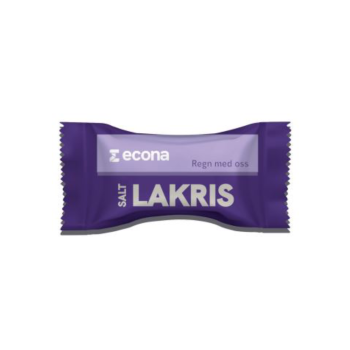 Myk lakris med havsalt - ca 240 stk
